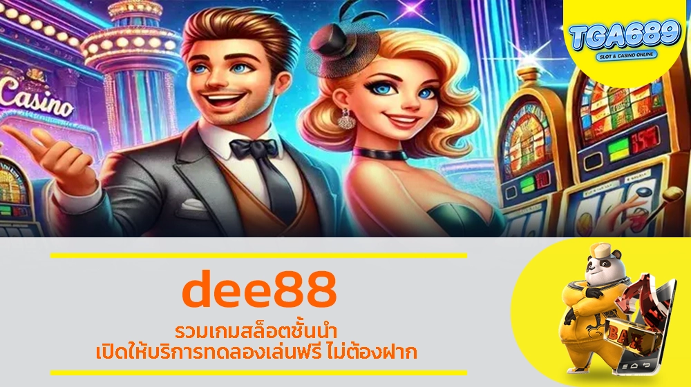 dee88 รวมเกมสล็อตชั้นนำ เปิดให้บริการทดลองเล่นฟรี ไม่ต้องฝาก TGABET689